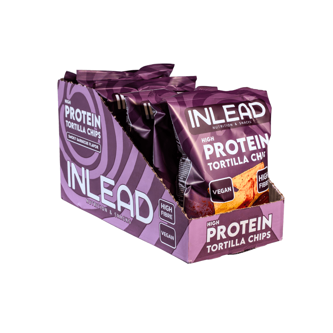 Inlead High Protein Tortilla Chips - Smoky Barbecue / 6 x 50 g