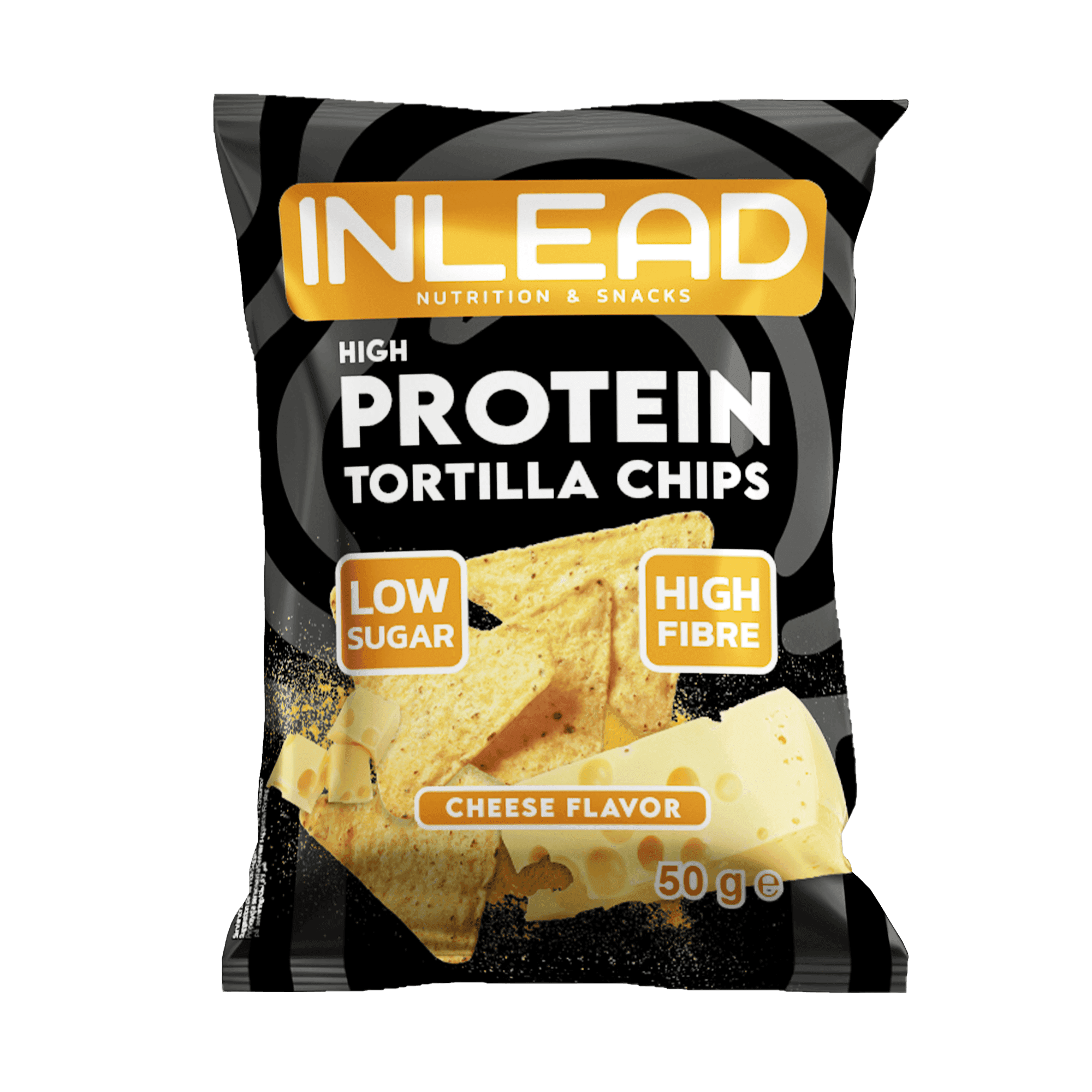 Inlead High Protein Tortilla Chips - Cheese / 50 g